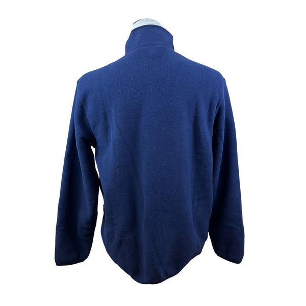 Patagonia Mens Navy Blue Fleece Full-Zip Jacket Polartec Trim-Fit Sz L