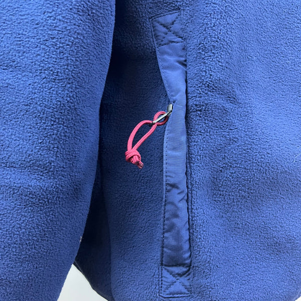 Patagonia Mens Navy Blue Fleece Full-Zip Jacket Polartec Trim-Fit Sz L