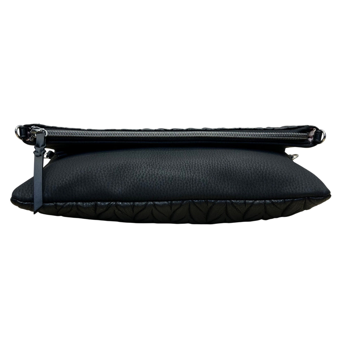 Stella & Dot Women’s Quilted Black Leather Waverly Petite Crossbody Bag