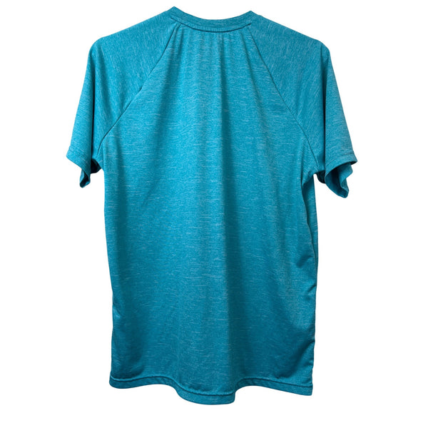 Nike Mens Teal Dri-FIT Short Sleeve Swim Shirt UPF 40+ Medium