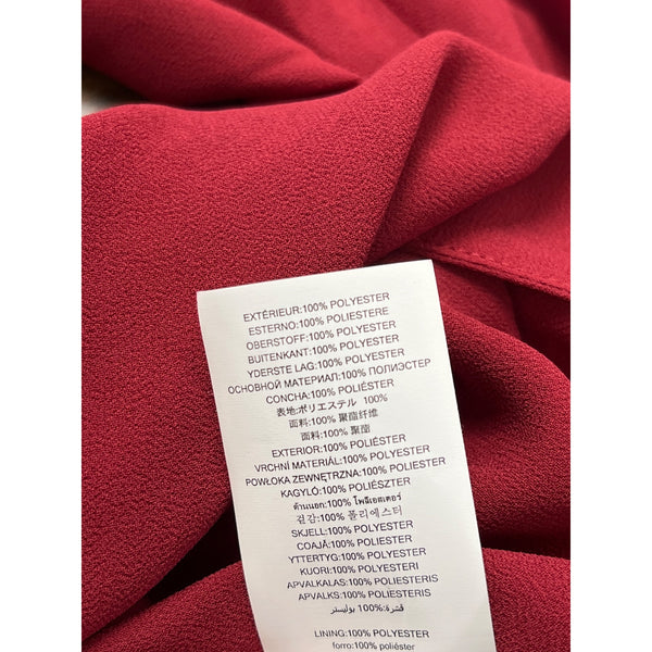 Michael Kors Women’s Maroon Surplice Blouse Size XL Elegant 3/4 Sleeve - New