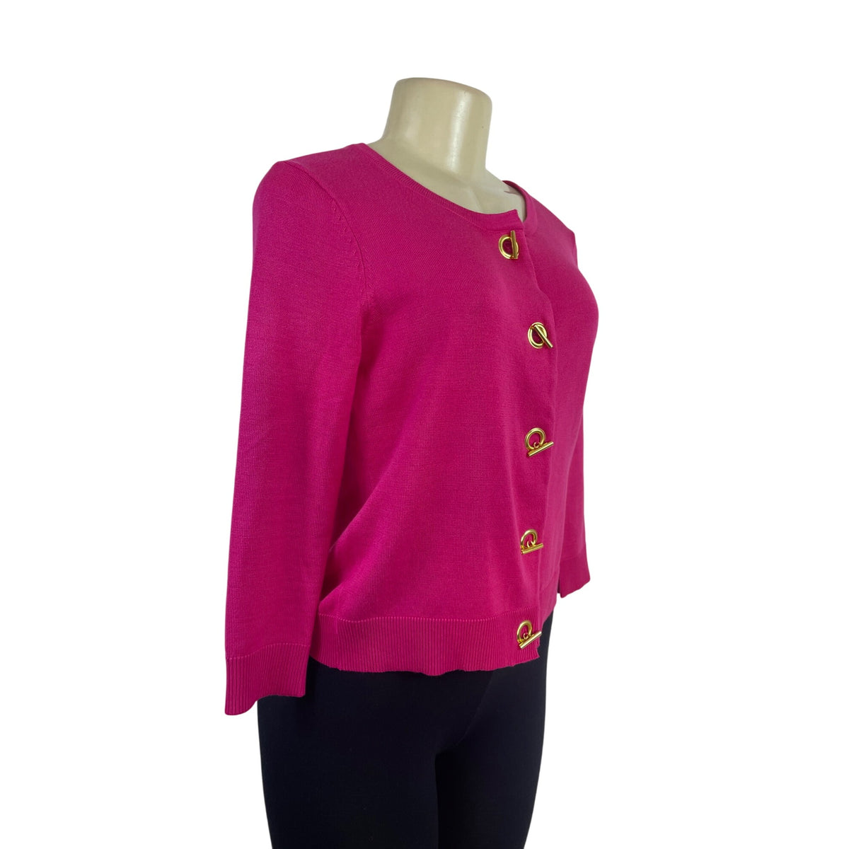 Premise Studio Womens Sourwatermel Pink Knit Cardigan Sweater Sz S - New
