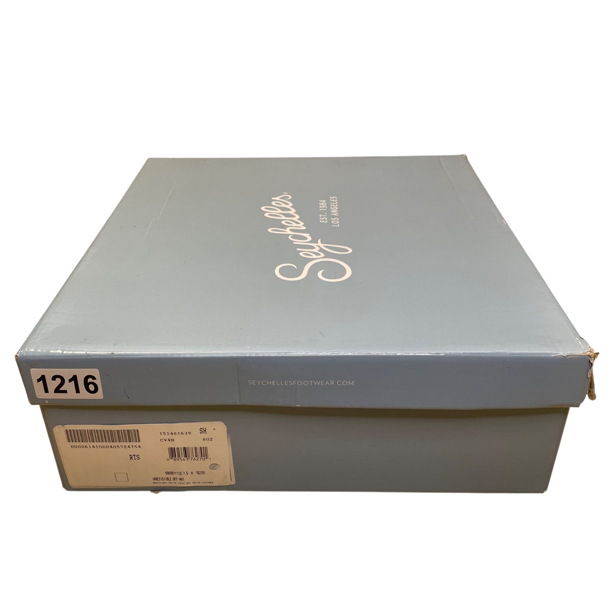 Seychelles Women’s Irresitible Off White Leather Side Zip Up Ankle Boots Sz 7.5