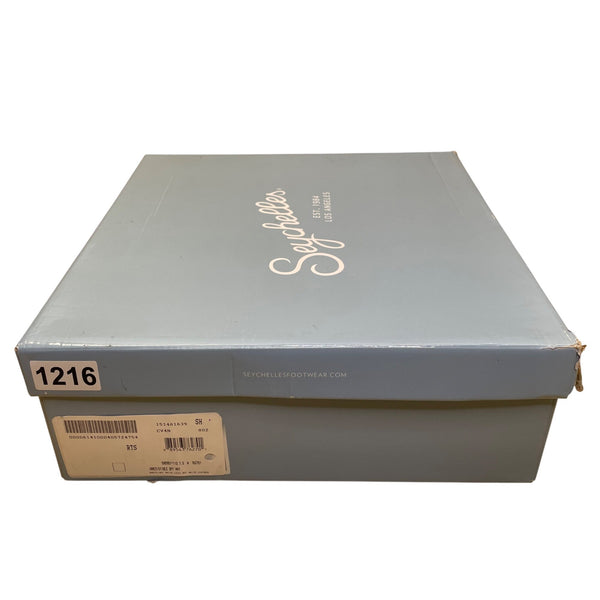 Seychelles Women’s Irresitible Off White Leather Side Zip Up Ankle Boots Sz 7.5