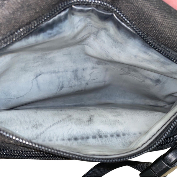 Suessie Black Diaper Bag With Waterproof Changing Pad Fanny Pack Size M