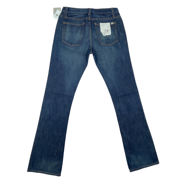 1969 Authentic Blue Denim Men's Ultra Low Rise  Boot Cut Jeans Sz 2 New