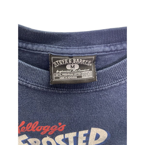 Steve & Barrys Mens Blue Cotton Frosted Flakes Graphic T-Shirt Medium