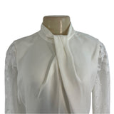 Elie Tahari Women's White Sheath Long Sleeve Zip Up Dress Sz 6 - NWT