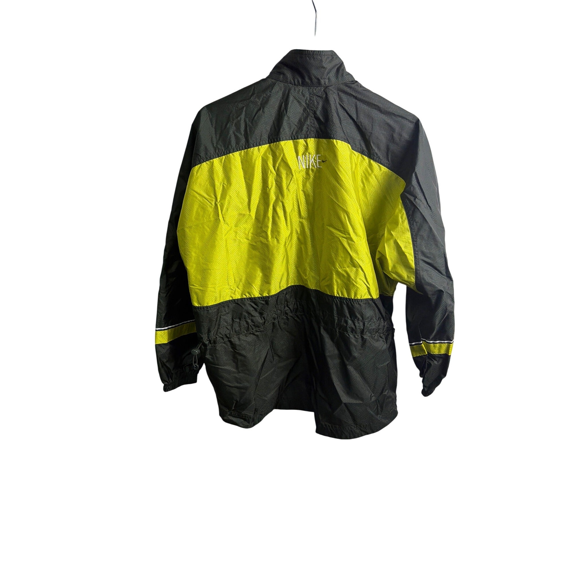 nike yellow and black windbreaker