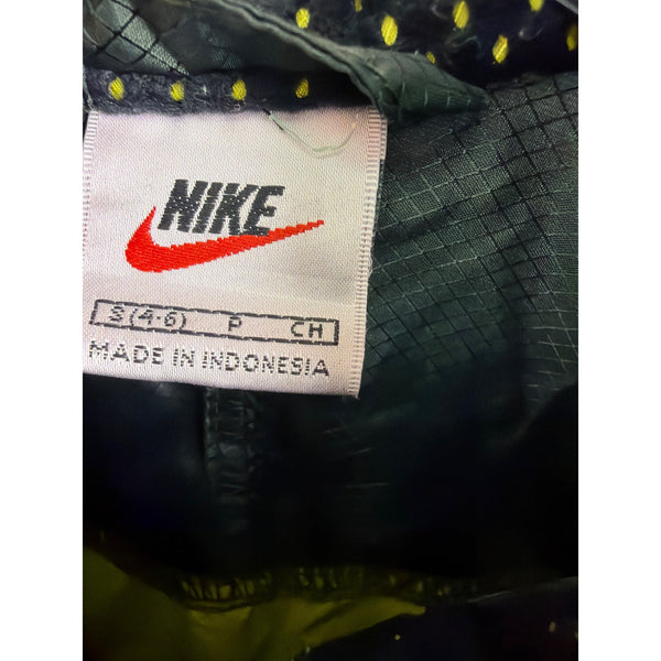 Nike Mens Black & Yellow Nylon Windbreaker Jacket Size Small Outdoor Reflective Nike Mens Black & Yellow Nylon Windbreaker Jacket Size Small Outdoor Reflective