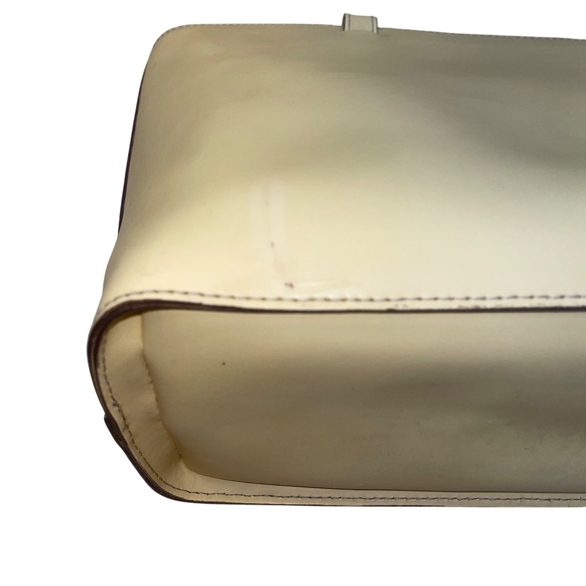 Lamarthe Women’s Yellow Embroidered Leather Flower Charm Shoulder Tote Bag