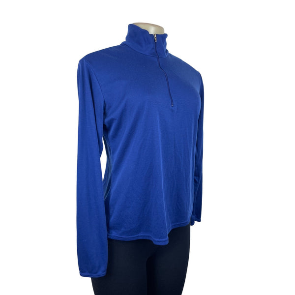 Patagonia Women's Royal Blue Half-Zip Long Sleeve Sweatshirt Sz M