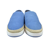 Donald J Pliner Sky Blue Perforated Nubuc Maite Fb Slip-On Sneakers Sz- 10M- New