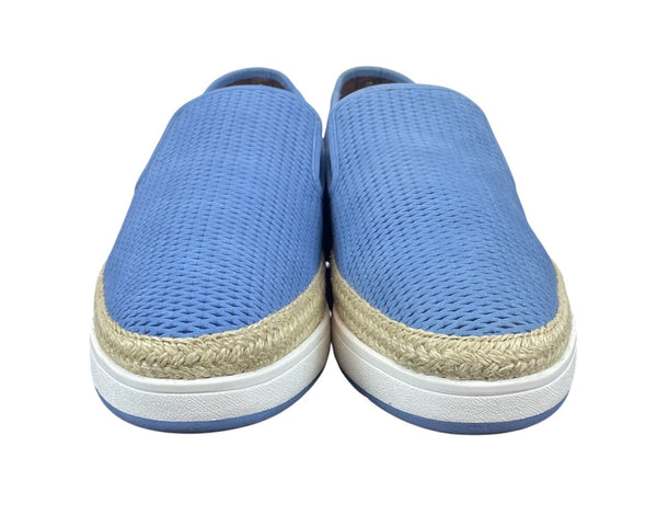 Donald J Pliner Sky Blue Perforated Nubuc Maite Fb Slip-On Sneakers Sz- 10M- New