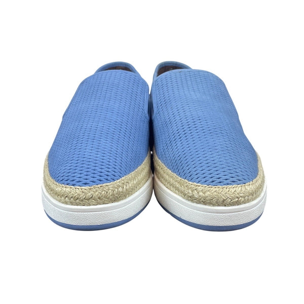 Donald J Pliner Sky Blue Perforated Nubuc Maite Fb Slip-On Sneakers Sz- 10M- New