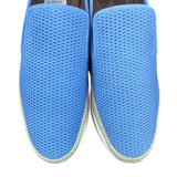 Donald J Pliner Sky Blue Perforated Nubuc Maite Fb Slip-On Sneakers Sz- 10M- New
