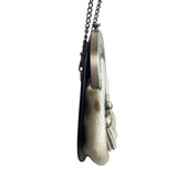 Scottish Sporran Bag With Celtic Knot Design Real Fur Chain Strap