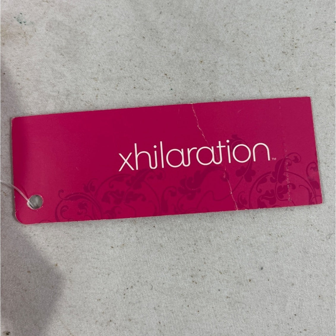 Xhilaration Pink Triangle Bikini Top Size 0-2 Adjustable Straps
