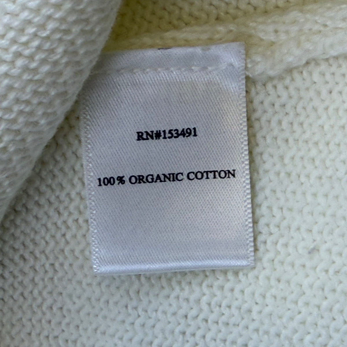 Hope & Henry Girls White Cotton Sweater Knit Cardigan Chevron Pattern Sz 12-18M