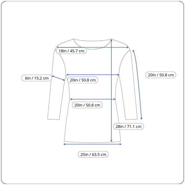 Carole Little Women’s Blue 3/4 Sleeve Top Embroidered Neckline Split Hem Sz 1X