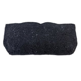 Nobility Made in Japan Women's Black Beaded Evening Clutch Sz S
