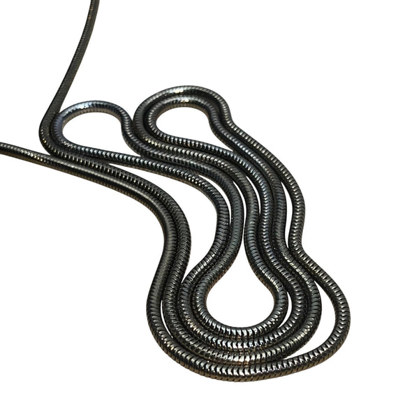 Vintage Beaded Black Satin Lining Gold Frame & Shoulder Chain Evening Purse