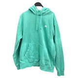 Nike Unisex Aqua Cotton Hoodie With White Logo Kangaroo Pocket Casual Sweatshirt