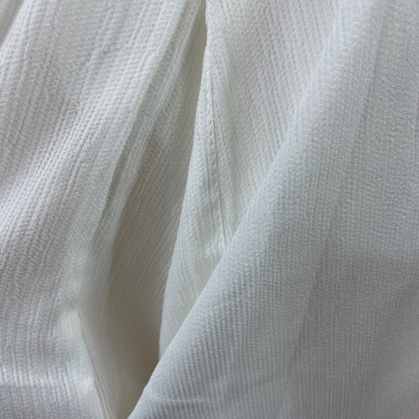 Honega Women’s White Ruffled Sleeveless Mini Dress With Elastic Waist Sz L - New