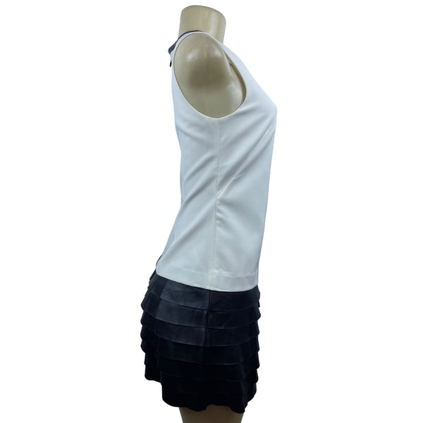 Ann Taylor Women’s Black and White Mini Skirt Dress Sz OP