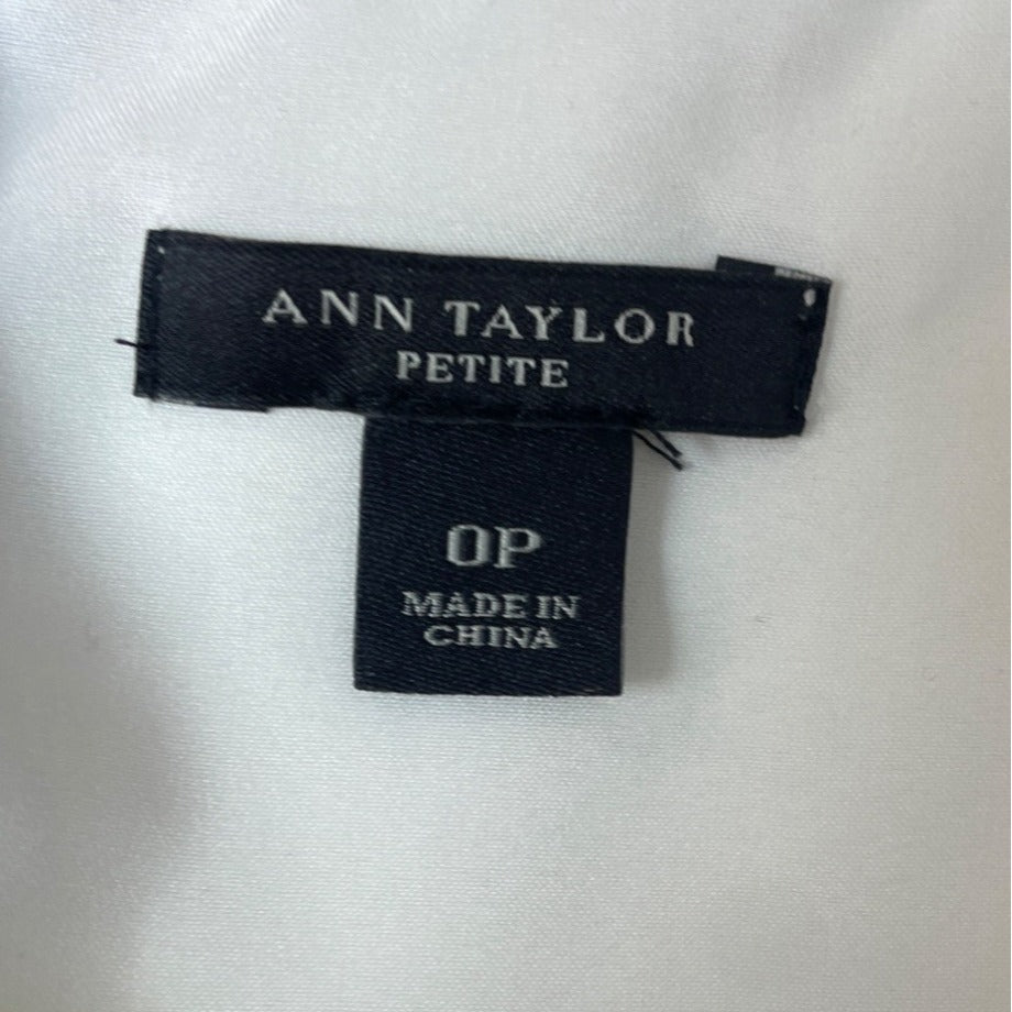 Ann Taylor Women’s Black and White Mini Skirt Dress Sz OP