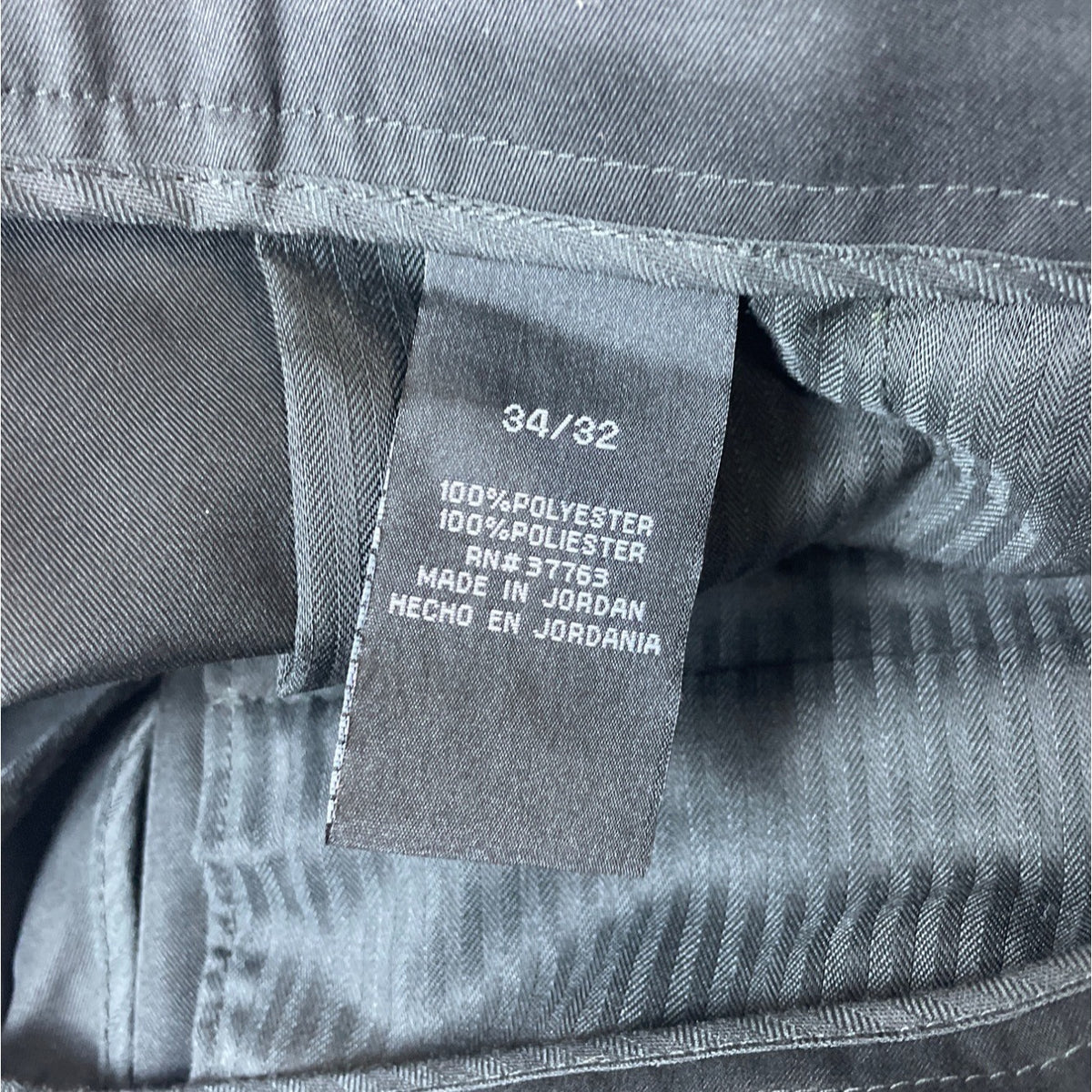 PerryEllis Portfolio Men's Black Pants Sz 32x34 - NWT