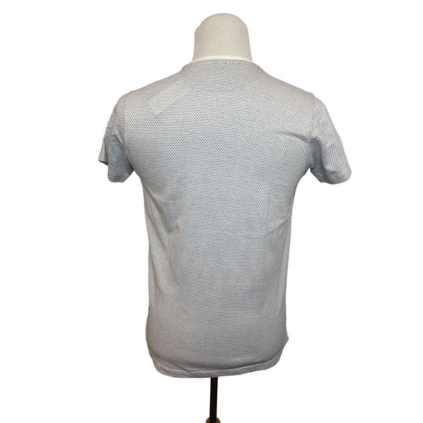 U.S. Polo Assn. Men's White Polka Dot Short Sleeve T Shirt Size S - New