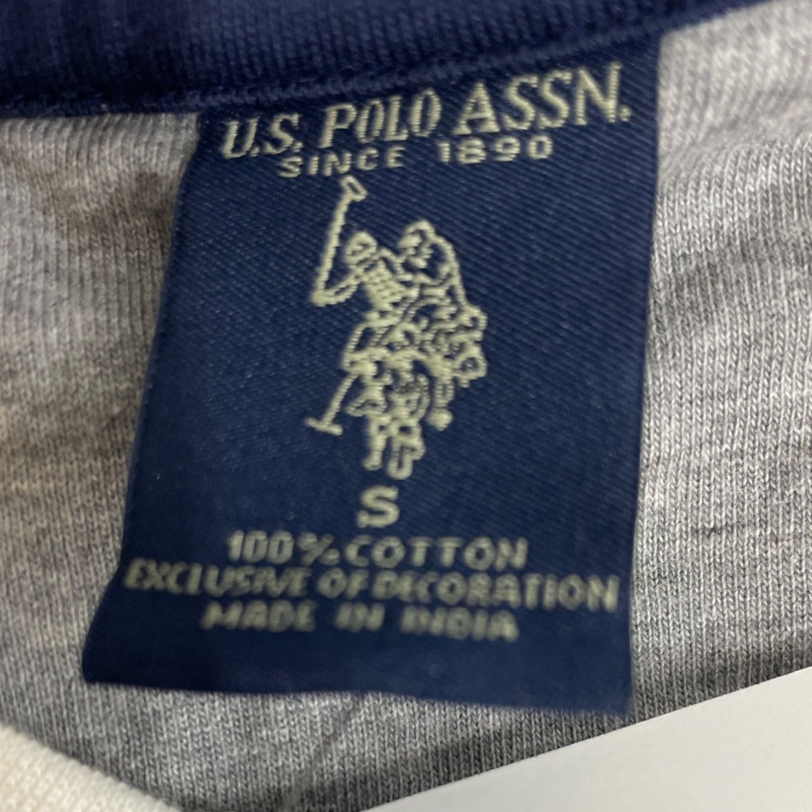 U.S. Polo Assn. Men's White Polka Dot Short Sleeve T Shirt Size S - New