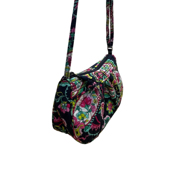 Vera Bradley Women’s Multicolor Quilted Floral Paisley Frannie Crossbody Bag