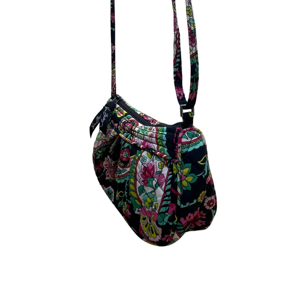 Vera Bradley Women’s Multicolor Quilted Floral Paisley Frannie Crossbody Bag