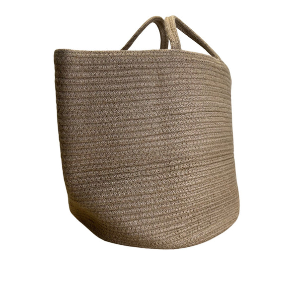 Handcrafted Woven Jute With Sturdy Handles & Spacious Interior Bucket Tote Bag