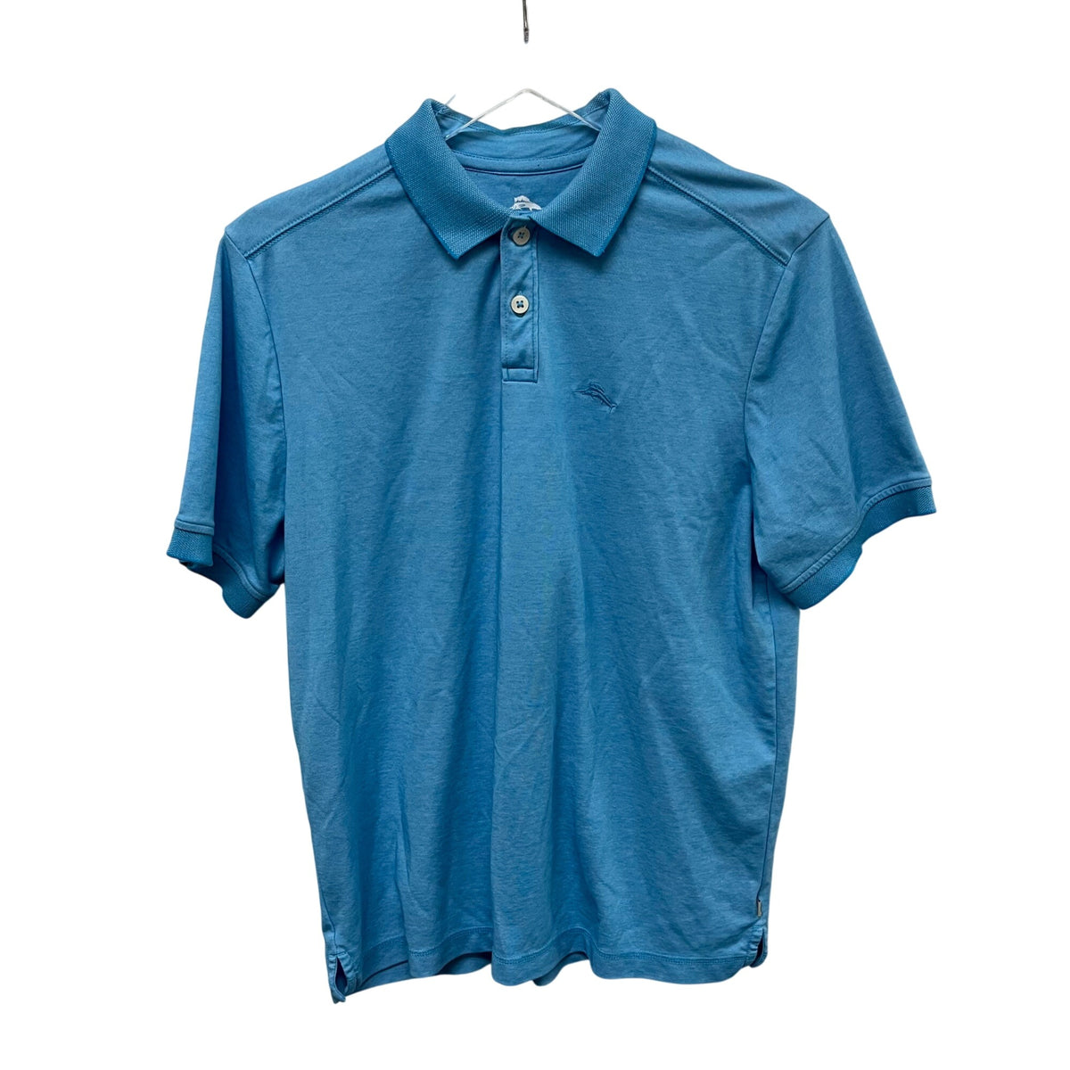 Tommy Bahama Mens Blue Cotton Blend Polo Shirt Short Sleeve Small Size S