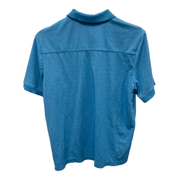 Tommy Bahama Mens Blue Cotton Blend Polo Shirt Short Sleeve Small Size S
