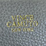 Vince Camuto Women’s Gray Leather With Dual Compartments Crossbody Bag Sz S