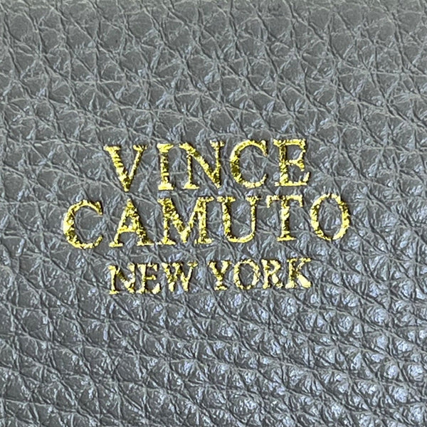 Vince Camuto Women’s Gray Leather With Dual Compartments Crossbody Bag Sz S