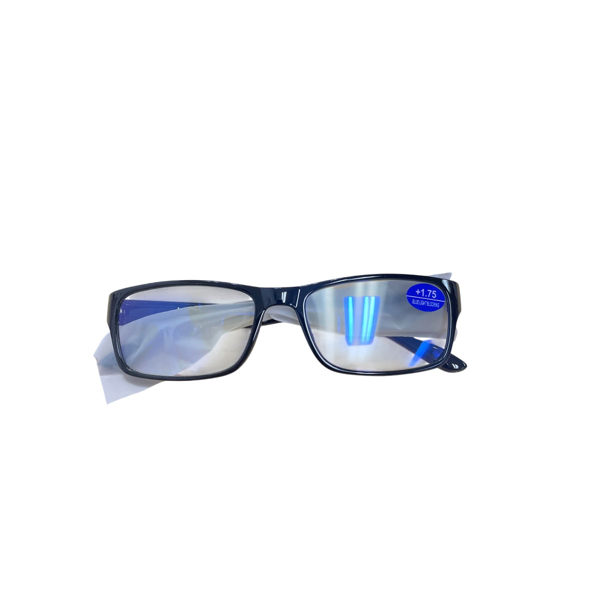 Since In 1970 Unisex Tortoise/Clear/Black Blue Light Readers +1.75 Lightweight Glasses
