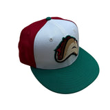 Fresno Grizzlies MiLB Taco Theme Night 59Fifty New Era Red/White/Green Sz 7 1/4