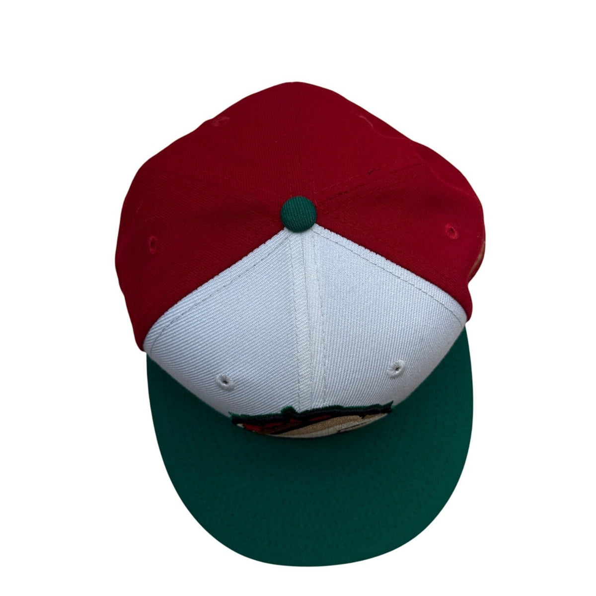 Fresno Grizzlies MiLB Taco Theme Night 59Fifty New Era Red/White/Green Sz 7 1/4