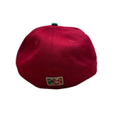 Fresno Grizzlies MiLB Taco Theme Night 59Fifty New Era Red/White/Green Sz 7 1/4
