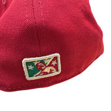 Fresno Grizzlies MiLB Taco Theme Night 59Fifty New Era Red/White/Green Sz 7 1/4