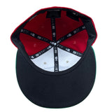 Fresno Grizzlies MiLB Taco Theme Night 59Fifty New Era Red/White/Green Sz 7 1/4
