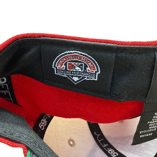 Fresno Grizzlies MiLB Taco Theme Night 59Fifty New Era Red/White/Green Sz 7 1/4