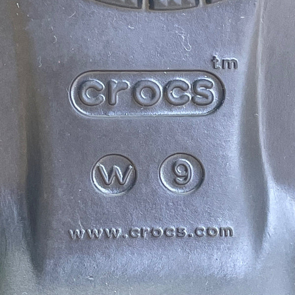 Crocs Women’s Black Elastic Side Panels Waterproof Chelsea Rain Boots Size W9