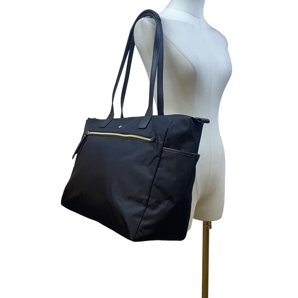 Samsonite Women’s Black Nylon With Zippered Pockets Spacious Design Tote Bag