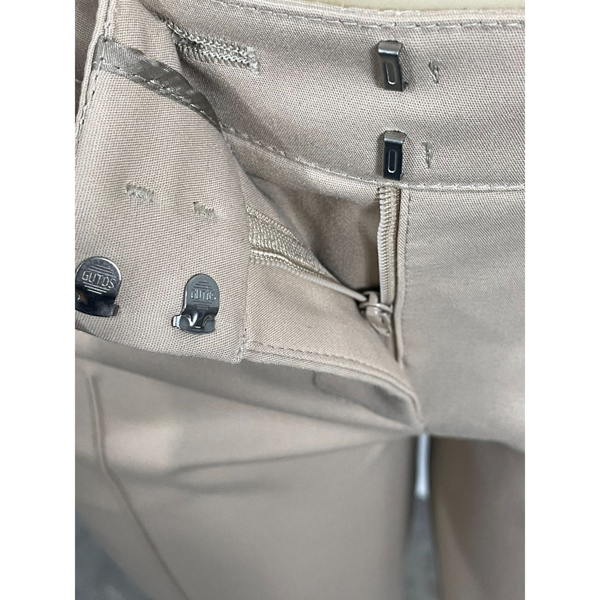 Akris Punto Womens Beige Ankle Pants Size 8 Cotton Nylon Blend New